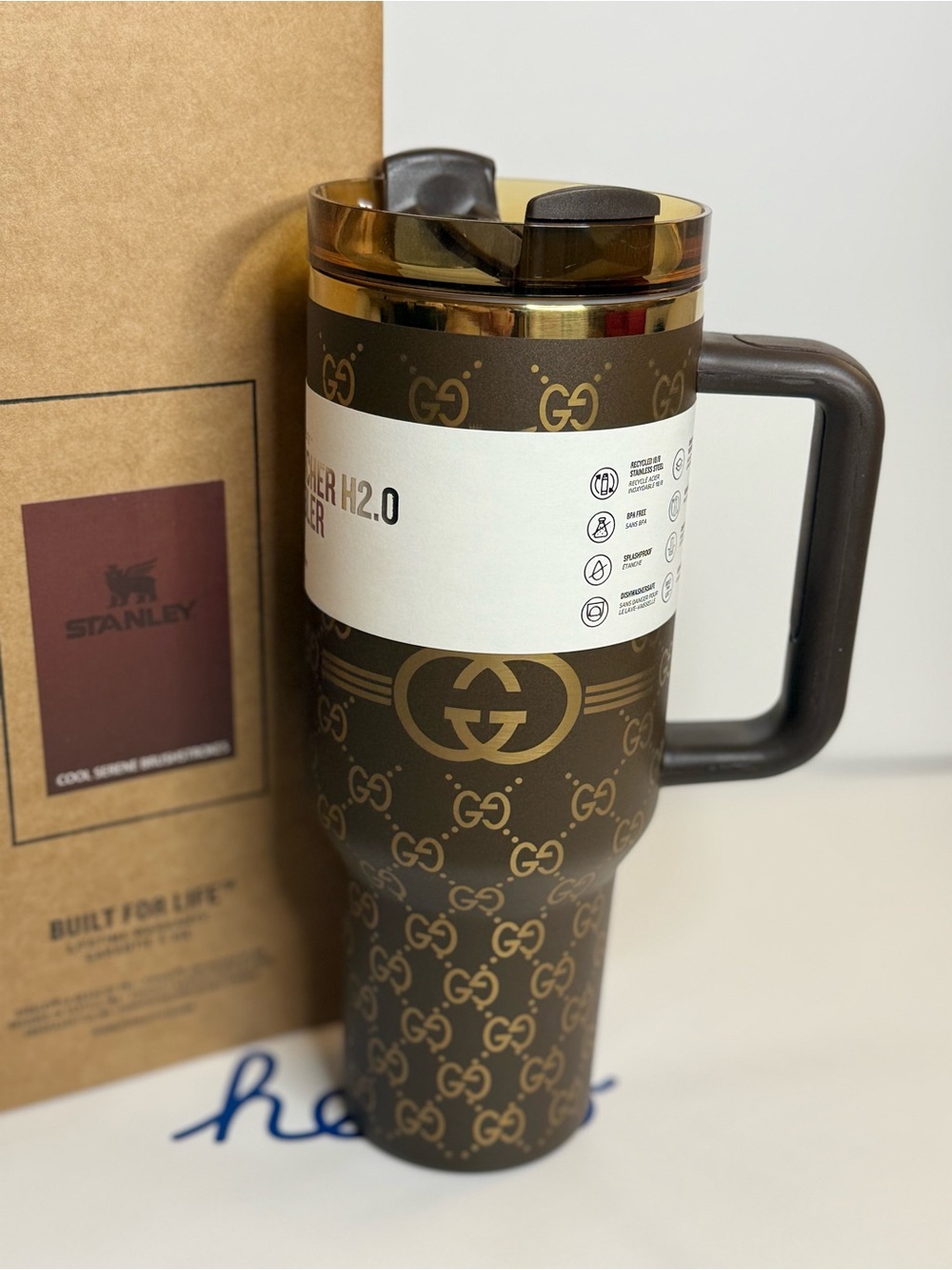New Stanley Brown and Gold Logo! 40 oz
